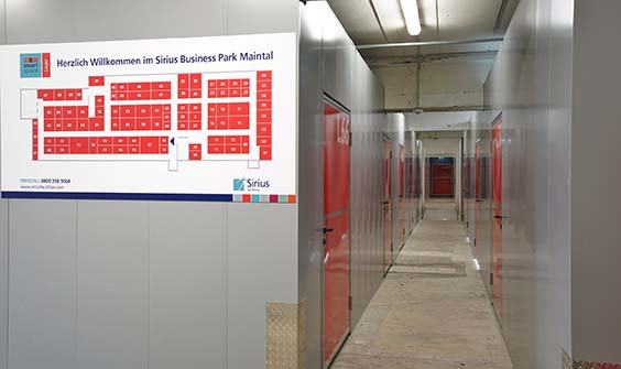 Beschilderung Self Storage In Maintal