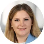 Foto der Center Mangerin Sandra Heid.